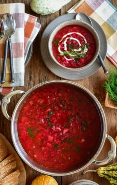 Borscht (Beet &amp; Cabbage Soup)
&ndash; Hestan Culinary Canada
