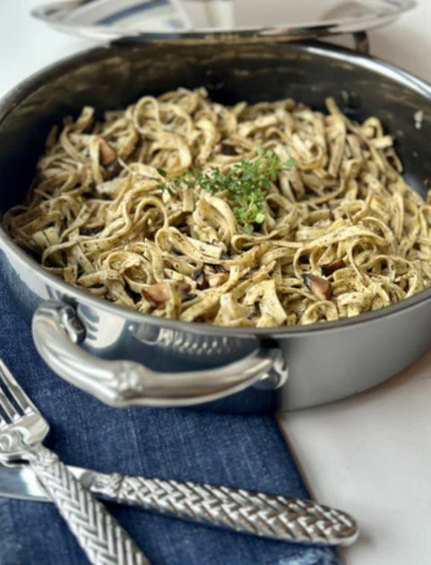 Simple Fettuccine with Mushrooms – Hestan Culinary Canada